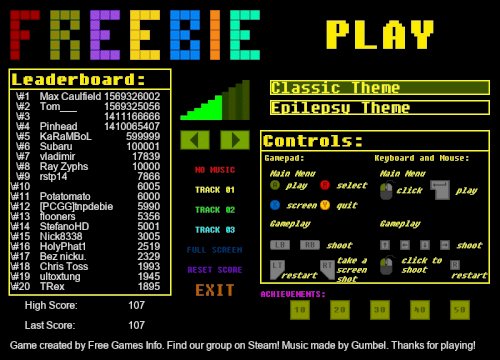 Screenshot of Freebie