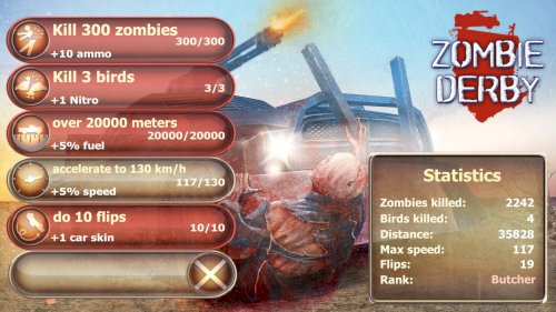 Screenshot of Zombie Derby