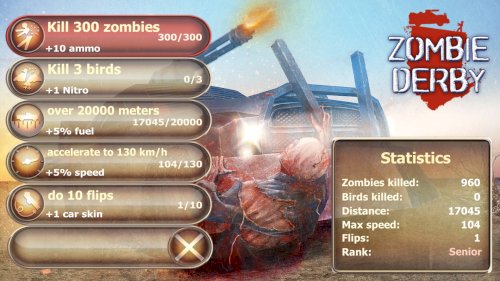 Screenshot of Zombie Derby