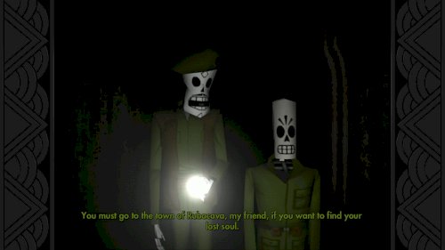 Screenshot of Grim Fandango Remastered