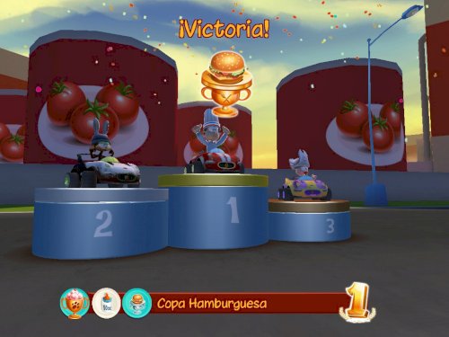 Screenshot of Garfield Kart