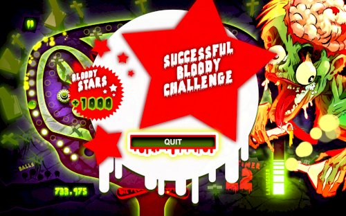 Screenshot of Zombie Pinball