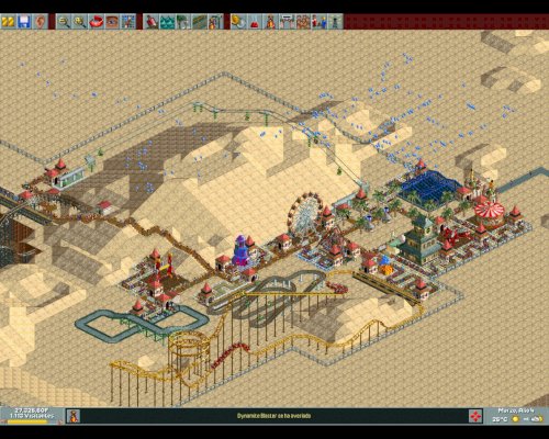 Screenshot of RollerCoaster Tycoon: Deluxe