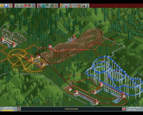 Screenshot of RollerCoaster Tycoon: Deluxe