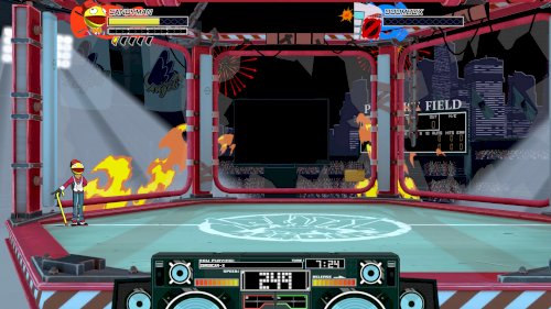 Screenshot of Lethal League Blaze