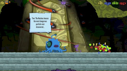 Screenshot of Schrödinger's Cat and the Raiders of the Lost Quark