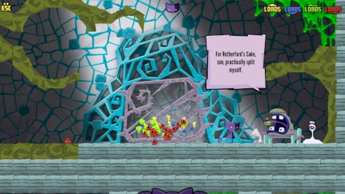 Screenshot of Schrödinger's Cat and the Raiders of the Lost Quark