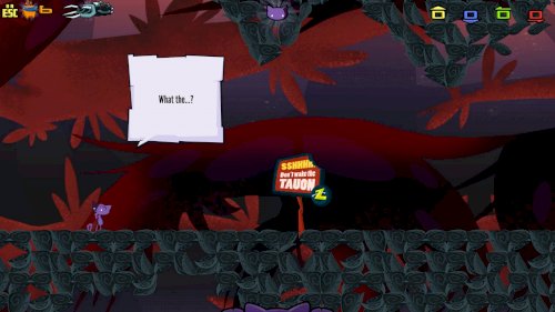 Screenshot of Schrödinger's Cat and the Raiders of the Lost Quark