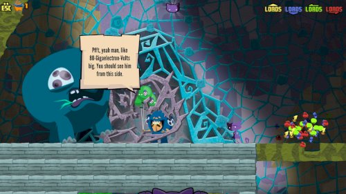 Screenshot of Schrödinger's Cat and the Raiders of the Lost Quark