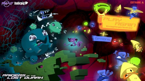 Screenshot of Schrödinger's Cat and the Raiders of the Lost Quark