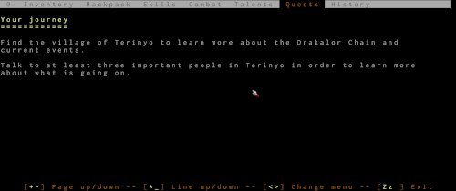 Screenshot of ADOM (Ancient Domains Of Mystery)