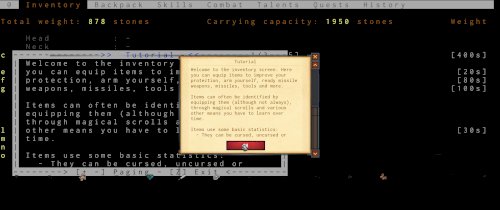 Screenshot of ADOM (Ancient Domains Of Mystery)