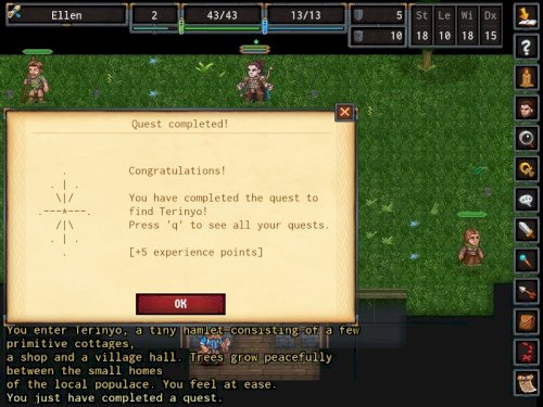 Screenshot of ADOM (Ancient Domains Of Mystery)