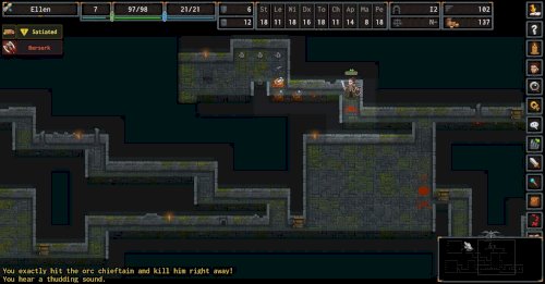 Screenshot of ADOM (Ancient Domains Of Mystery)