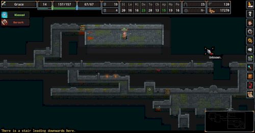 Screenshot of ADOM (Ancient Domains Of Mystery)