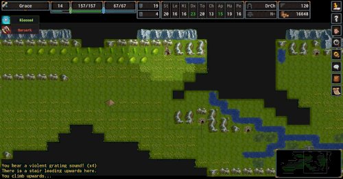 Screenshot of ADOM (Ancient Domains Of Mystery)