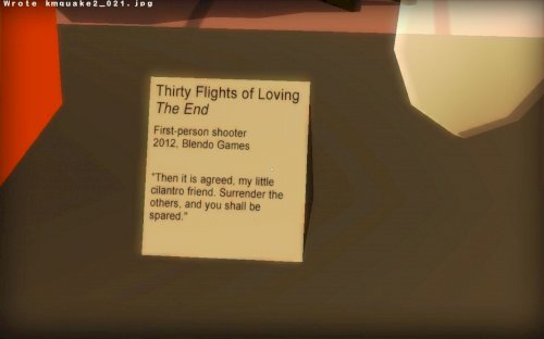 Screenshot of Thirty Flights of Loving