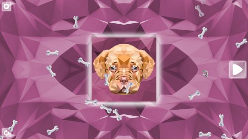 Screenshot of Poly Puzzle: Dogs