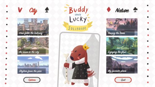 Screenshot of Buddy and Lucky Solitaire