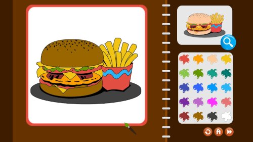 Screenshot of My Coloring Book: Food and Beverage