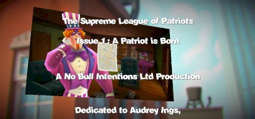 Screenshot of Supreme League of Patriots Issue 1: A Patriot Is Born