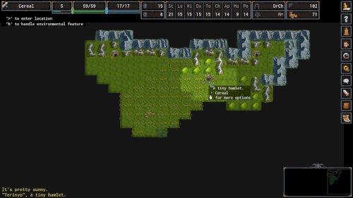 Screenshot of ADOM (Ancient Domains Of Mystery)