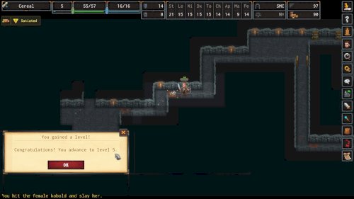 Screenshot of ADOM (Ancient Domains Of Mystery)