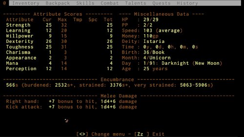 Screenshot of ADOM (Ancient Domains Of Mystery)