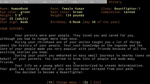 Screenshot of ADOM (Ancient Domains Of Mystery)