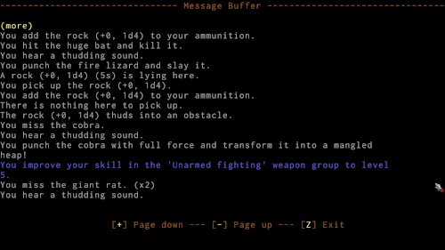 Screenshot of ADOM (Ancient Domains Of Mystery)