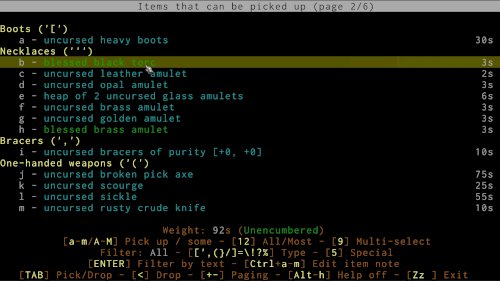 Screenshot of ADOM (Ancient Domains Of Mystery)