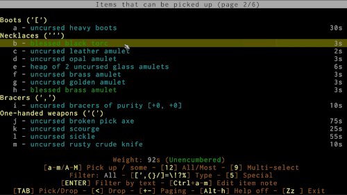 Screenshot of ADOM (Ancient Domains Of Mystery)