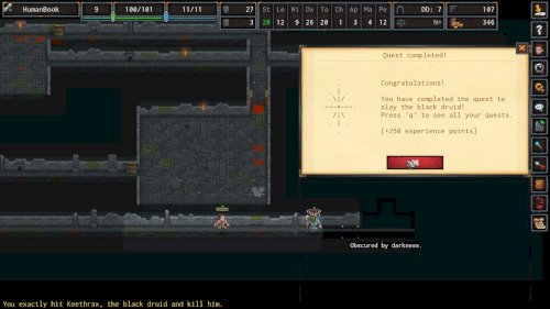 Screenshot of ADOM (Ancient Domains Of Mystery)