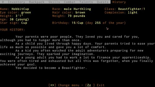 Screenshot of ADOM (Ancient Domains Of Mystery)