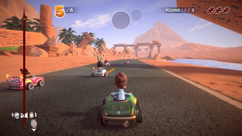 Screenshot of Garfield Kart - Furious Racing