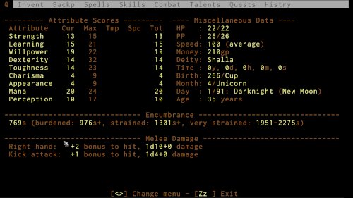 Screenshot of ADOM (Ancient Domains Of Mystery)