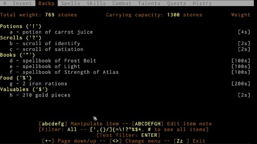 Screenshot of ADOM (Ancient Domains Of Mystery)