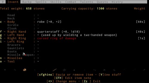 Screenshot of ADOM (Ancient Domains Of Mystery)