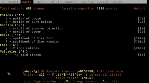 Screenshot of ADOM (Ancient Domains Of Mystery)