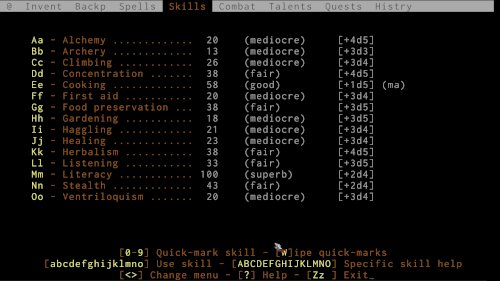 Screenshot of ADOM (Ancient Domains Of Mystery)