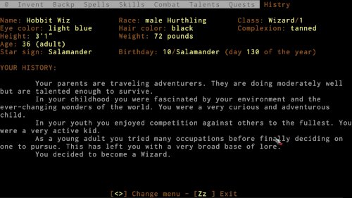 Screenshot of ADOM (Ancient Domains Of Mystery)