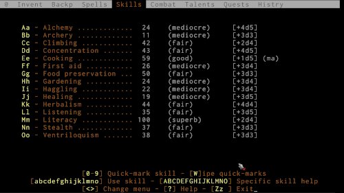 Screenshot of ADOM (Ancient Domains Of Mystery)