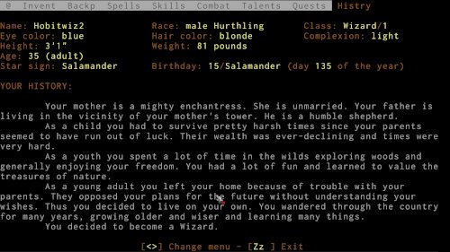 Screenshot of ADOM (Ancient Domains Of Mystery)