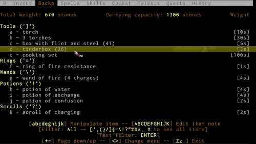 Screenshot of ADOM (Ancient Domains Of Mystery)