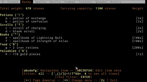 Screenshot of ADOM (Ancient Domains Of Mystery)