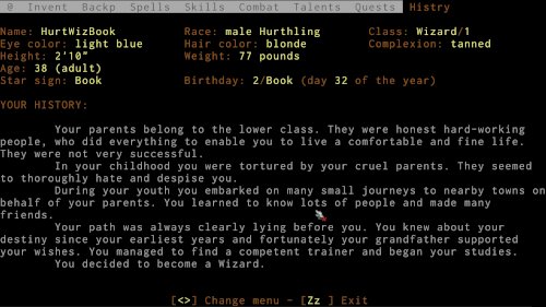 Screenshot of ADOM (Ancient Domains Of Mystery)