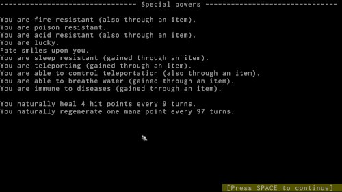 Screenshot of ADOM (Ancient Domains Of Mystery)