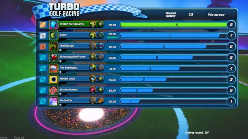 Screenshot of Turbo Golf Racing