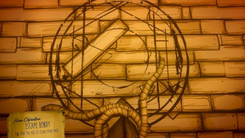 Screenshot of Bendy and the Ink Machine