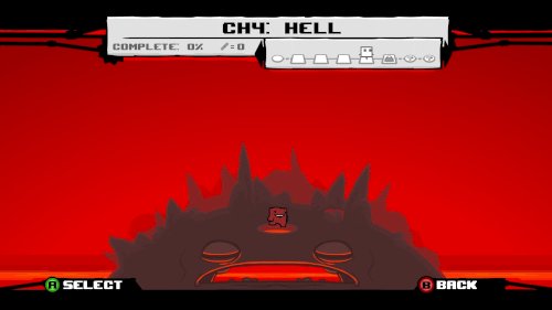 Screenshot of Super Meat Boy